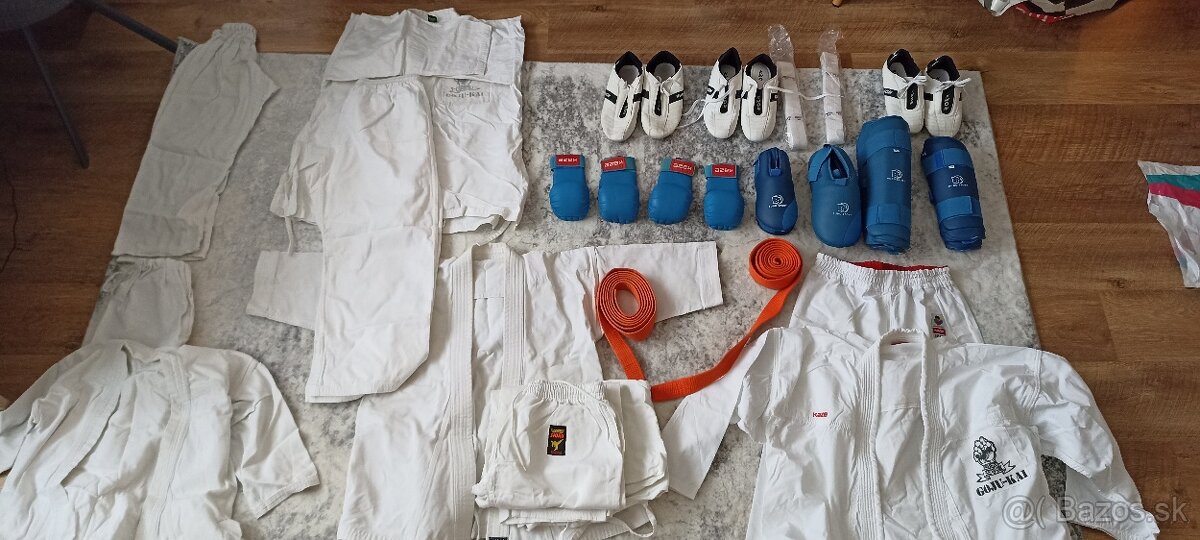 Kimono,chrániče,karate obuv - 4