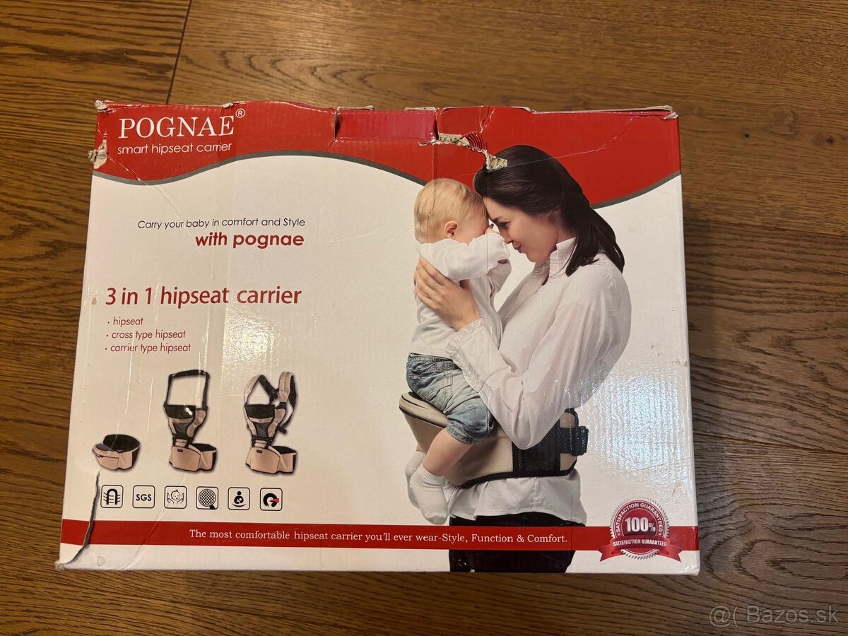 Pognae ergonomický bedrový nosič 3v1 - 4