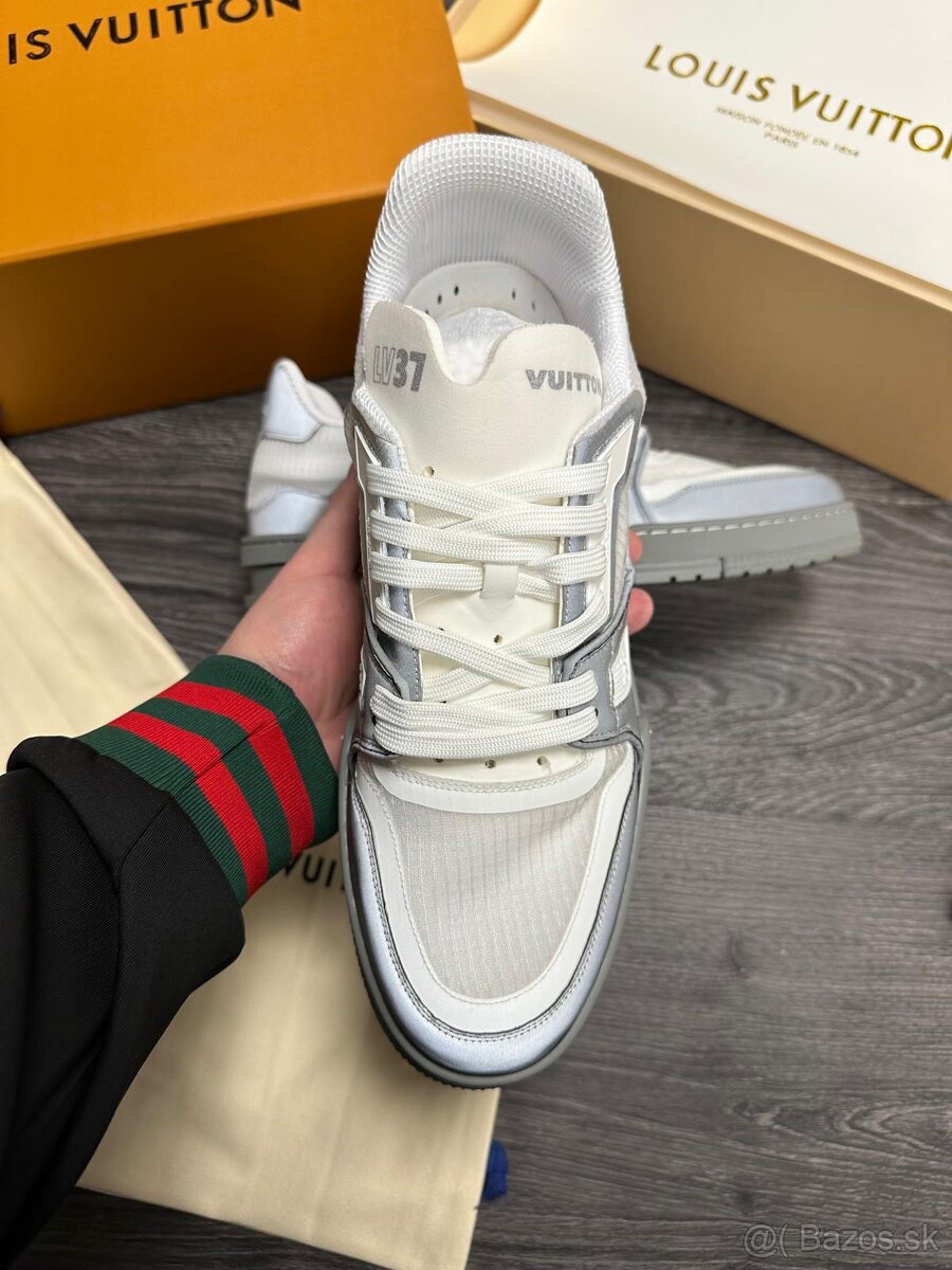 Louis Vuitton tenisky šede Komplet balenie - 4