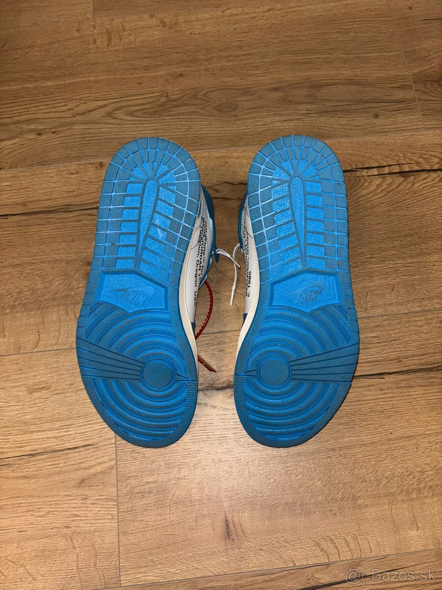 Nike Air Jordan 1 x Off-White University Blue, 46 - 4
