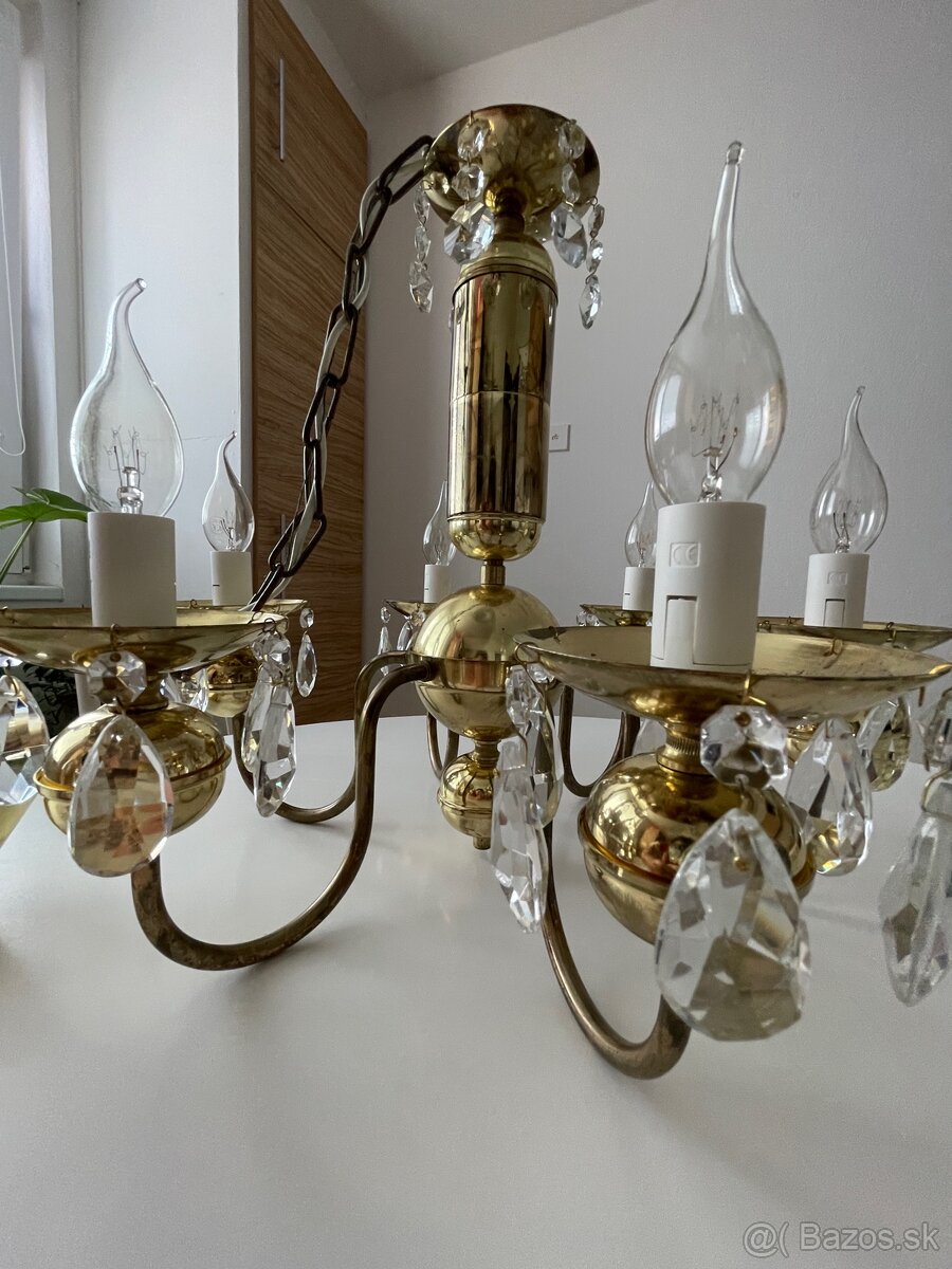 opravený kryštálový luster - 4
