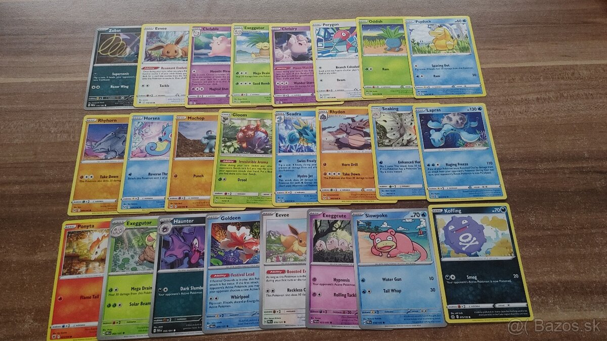 Predám original Pokemon karty 1. Generácia - 4