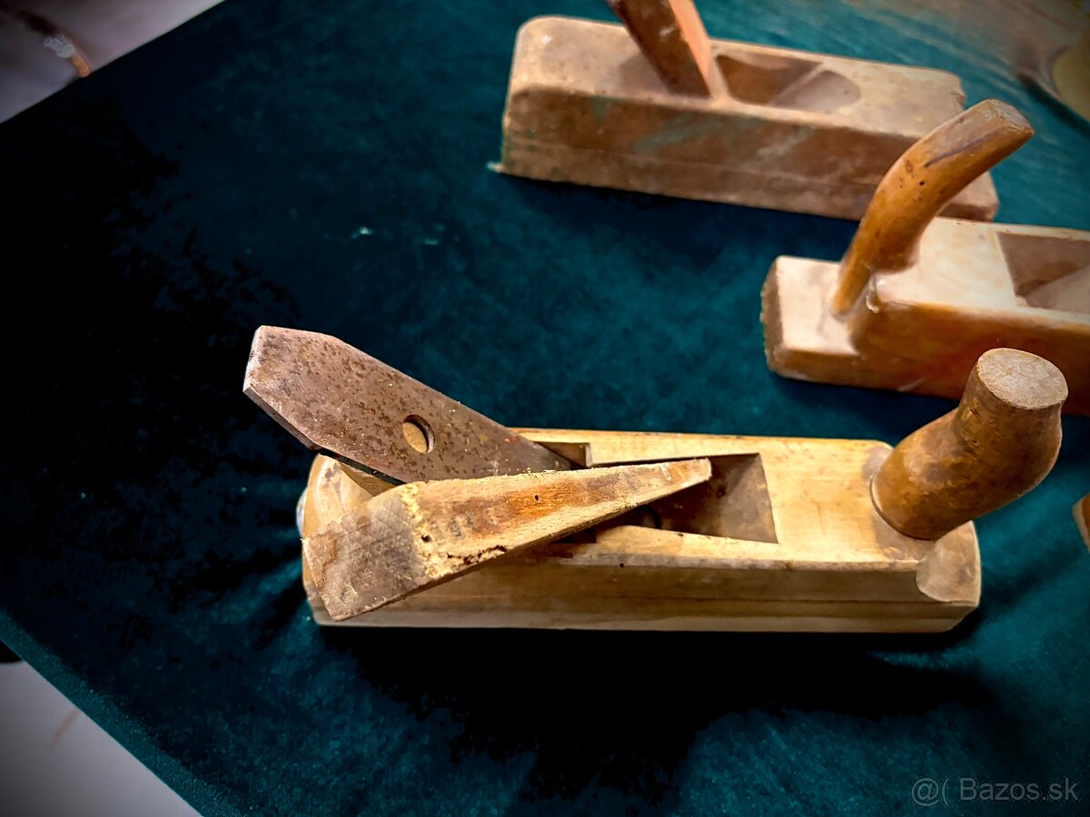 Staré drevené hoblíky – rôzne druhy - 4