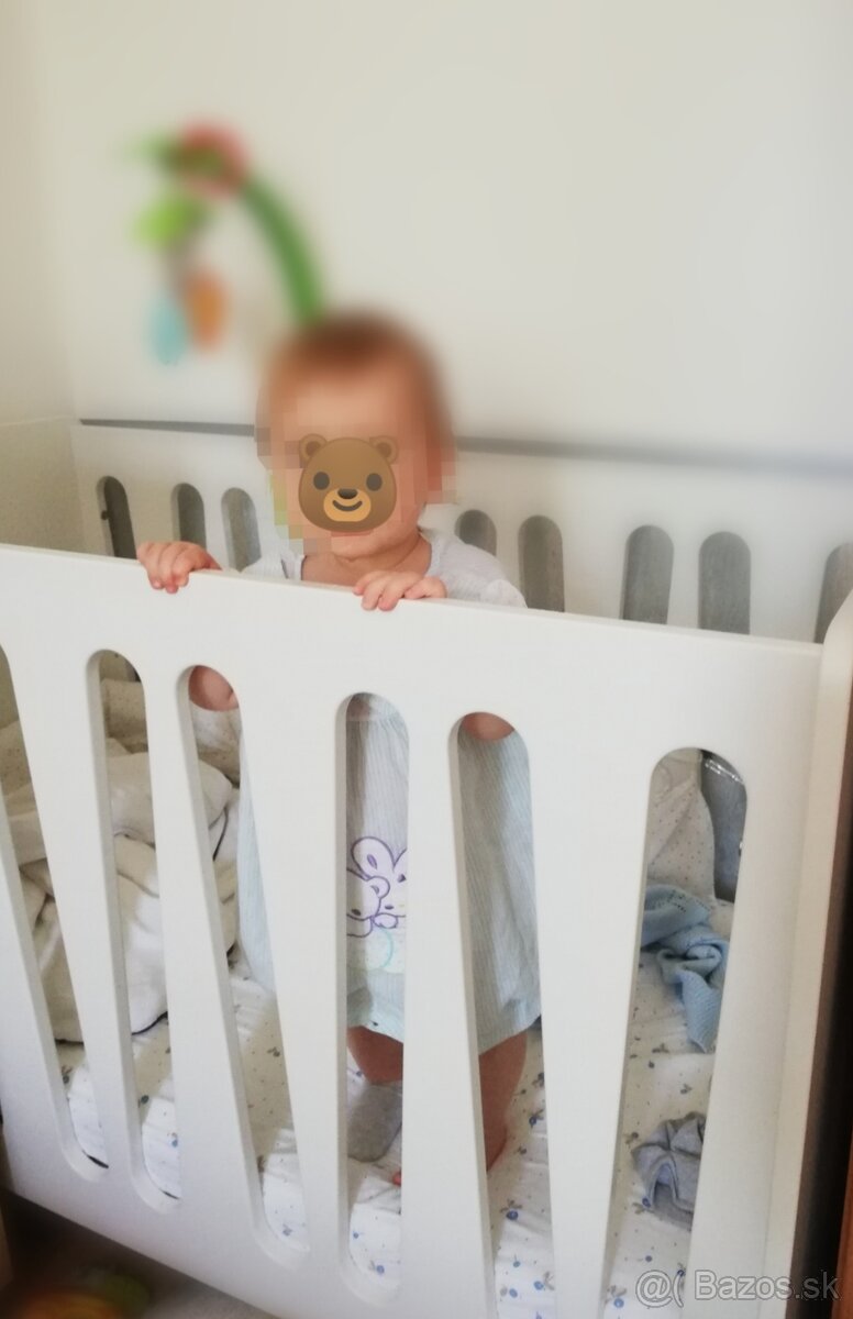 Postieľka Pinio Moon+ perinky, obliečky - 4