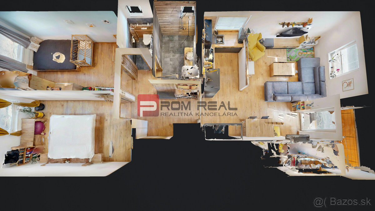 Rezervované 3 izbový byt v obci Tomášov - 4