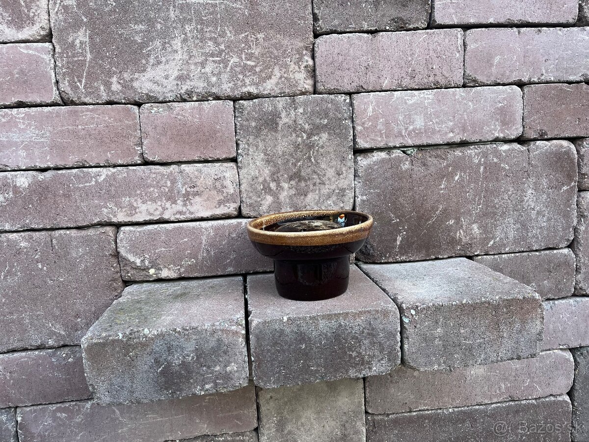 Predám keramickú retro vázu - 4