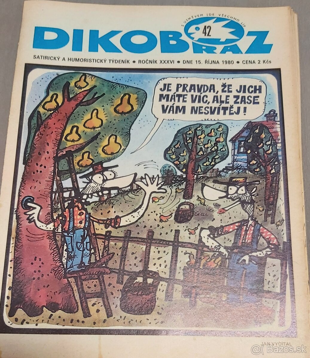 PREDÁM DIKOBRAZ KOMPLETNÝ ročník 1980 - 4