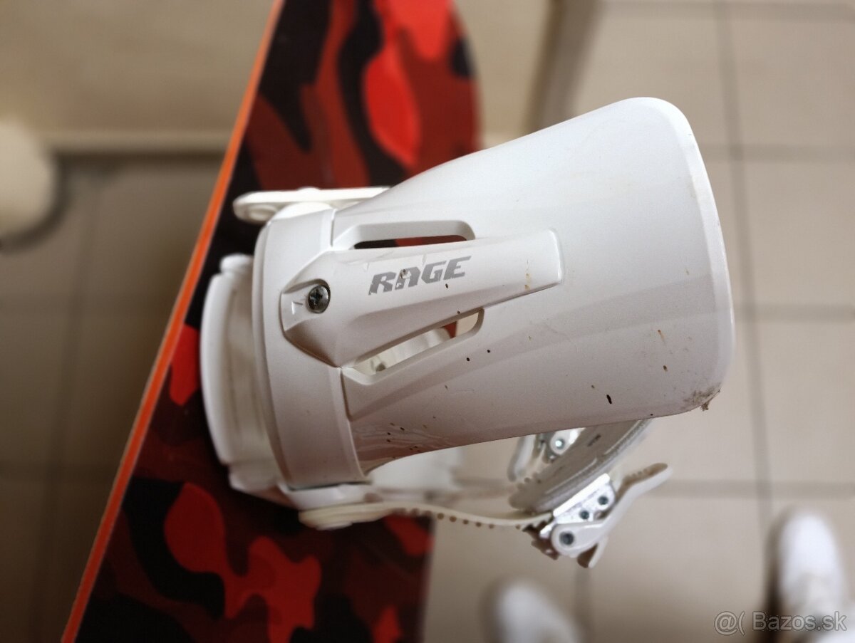 Snowboard Nitro Ripper Kids Red + viazanie - 4