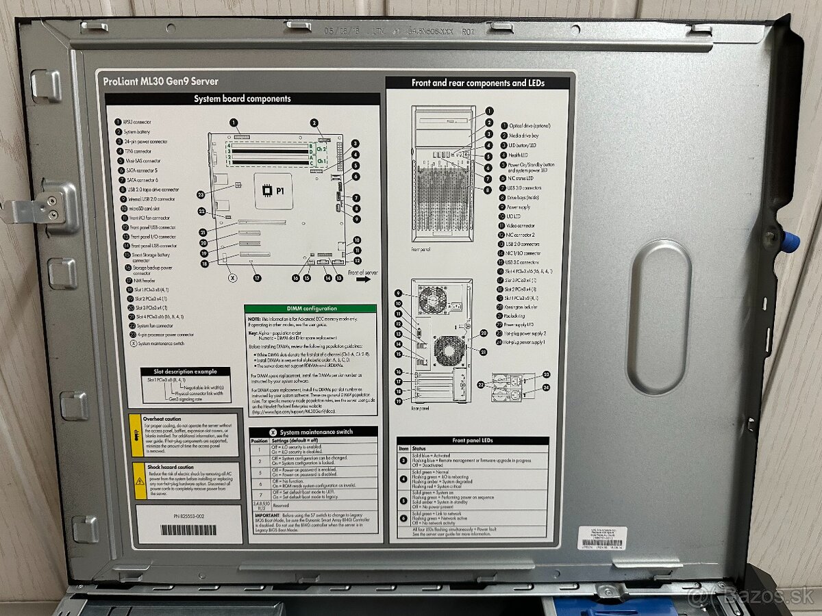 HPE ProLiant ML30 Gen9 Server - 4