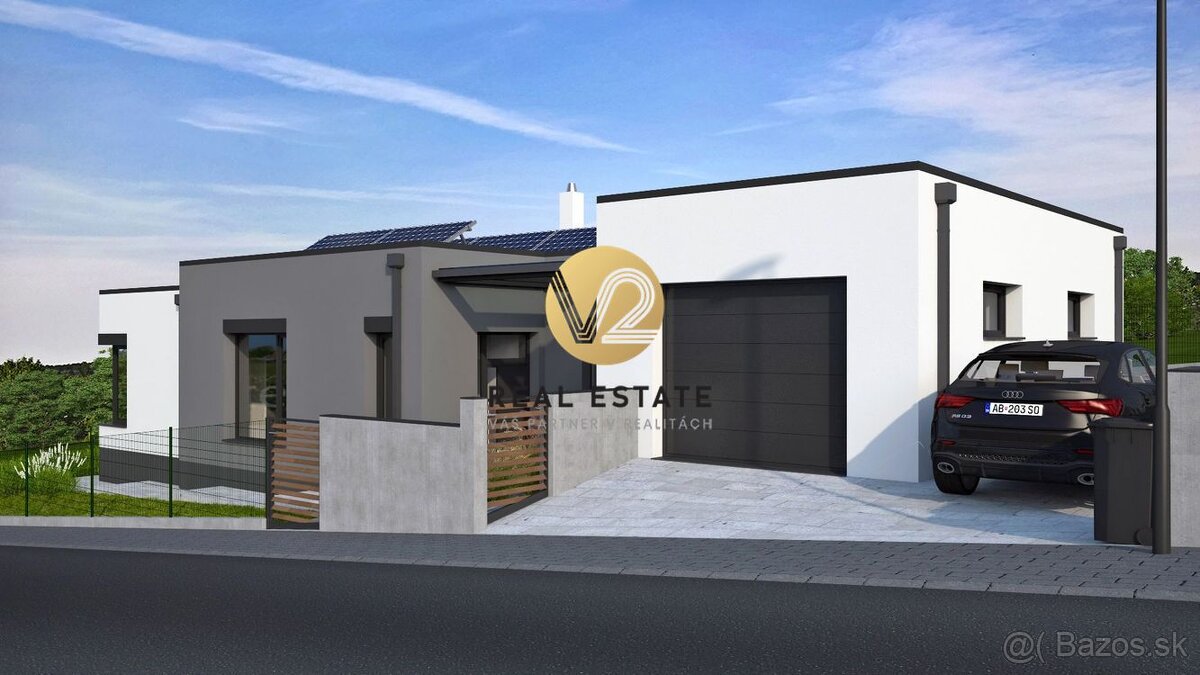 Na PREDAJ 4i bungalov novostavba 130m2 s garážou, Nitra - Če - 4