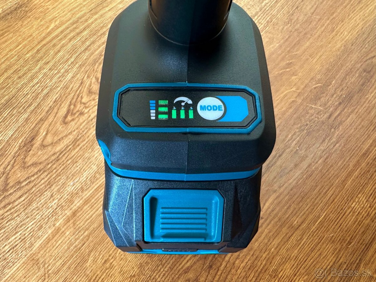 AKU bezuhlíkový TURBO fúkač 4000W / 300 000 ot. / 400 m/s - 4