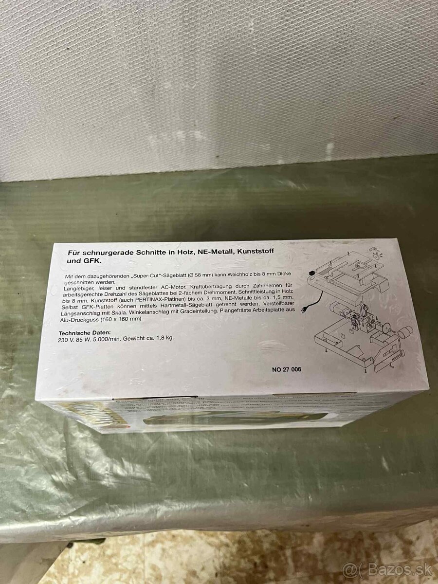 Predám novú kotúčovú pílu Proxxon KS 230 - 4