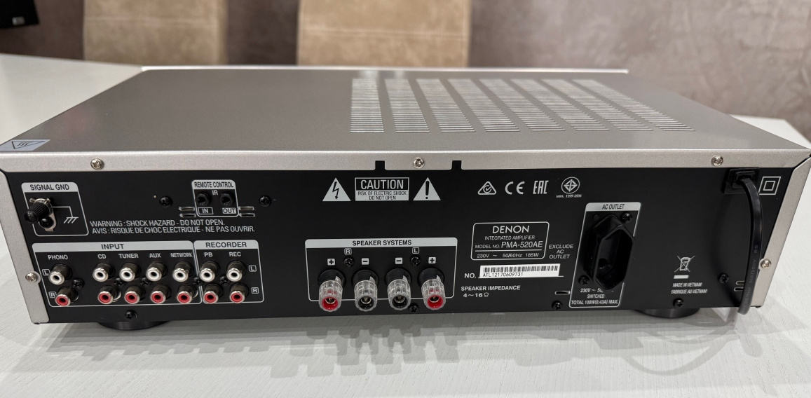 Predám Hi-Fi zosilňovač Denon PMA-520AE - 4