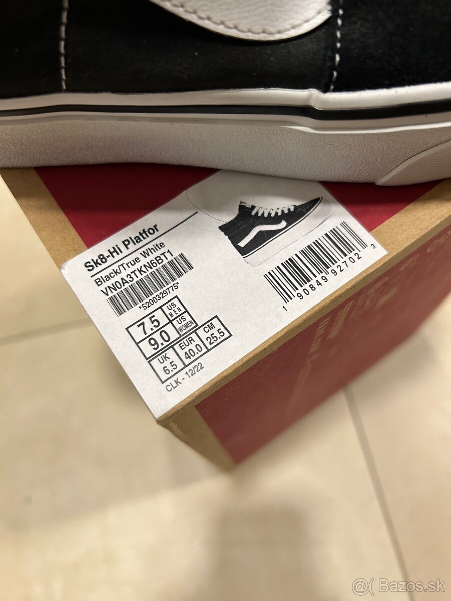 Tenisky Vans topanky č. 40 - 4