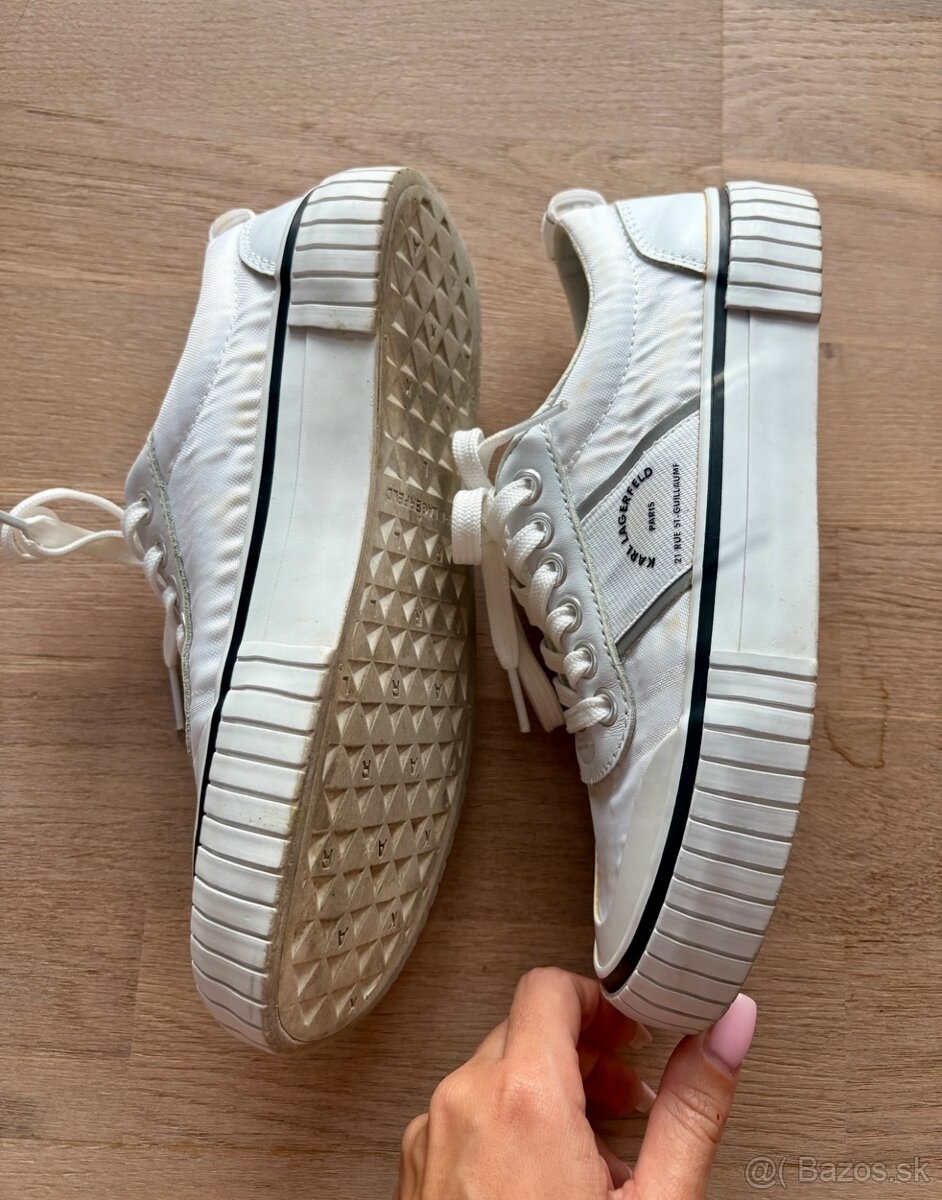 Dámske látkové tenisky veľkosť 36, zn. Karl Lagerfeld - 4