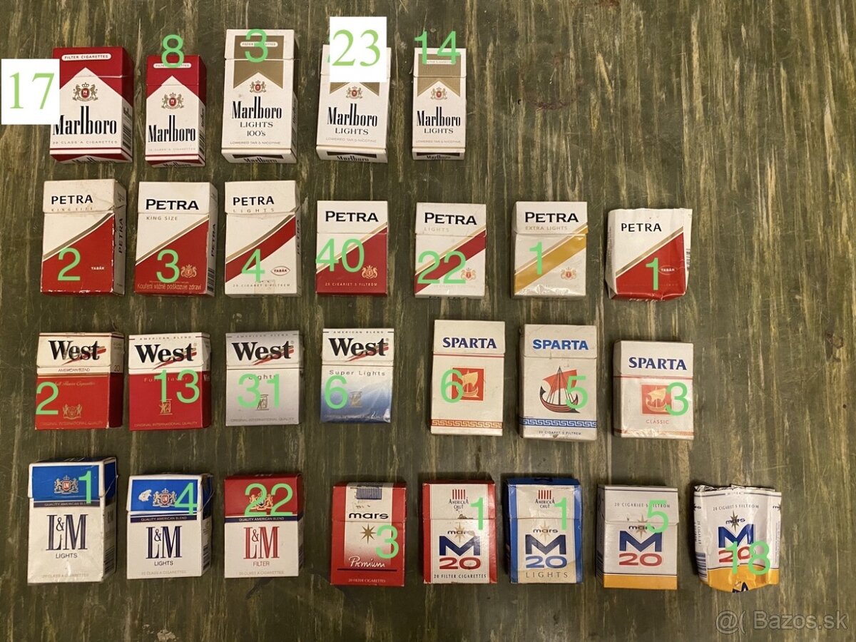 Cigaretové krabičky - 4