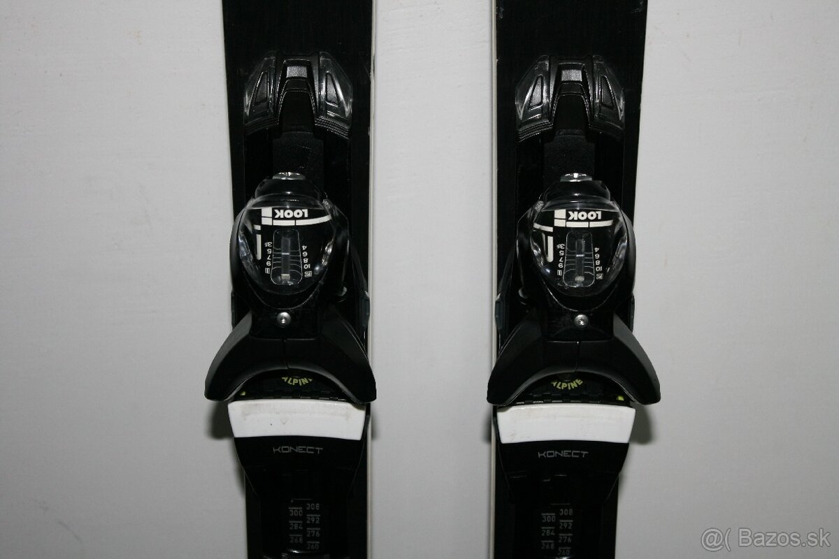 lyže Rossignol 167 cm drevene jadro , titan, DIN 12 - 4