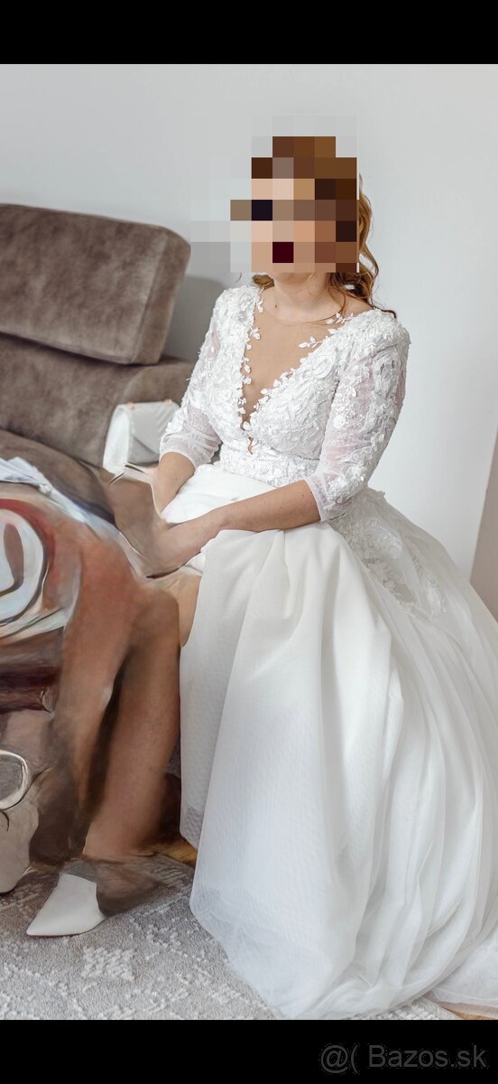 Svadobné šaty 38/40 - 4