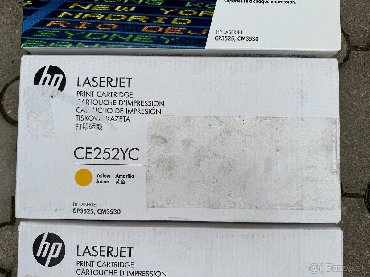 Originalne HP tonery CE251A, CE252YC, CE253YC, CE250YC - 4