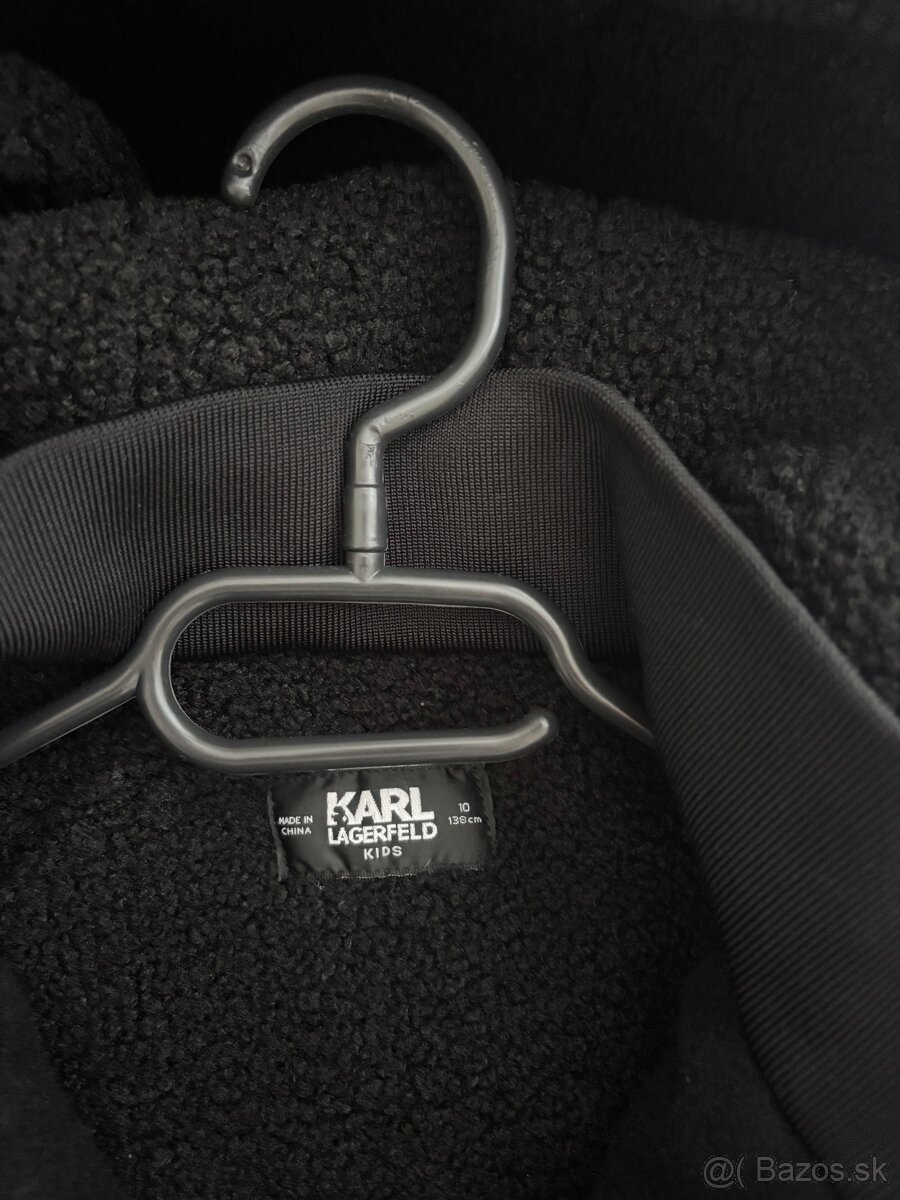 Nová detská bunda z vlnenej zmesi Karl Lagerfeld veľ.138 - 4