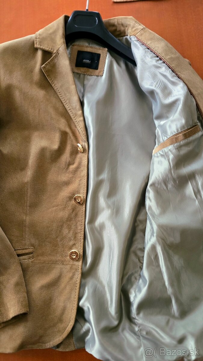 Kožené poľovnícke sako - L - NOVÉ - 4