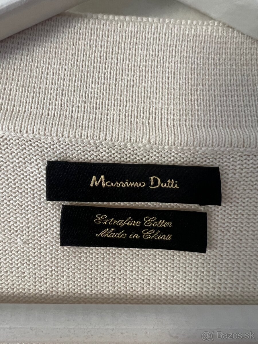 Nové pánske elegantné tričko Massimo Dutti - veľ. L - 4