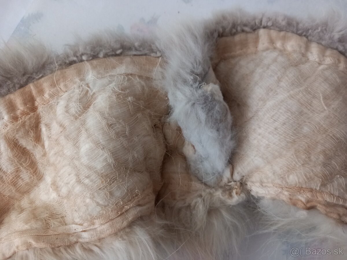 Kožušinový golier svetlý - 4