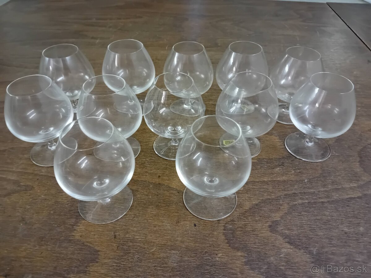 Sklenené poháre na pivo koňak a iné, gratulačné - 4