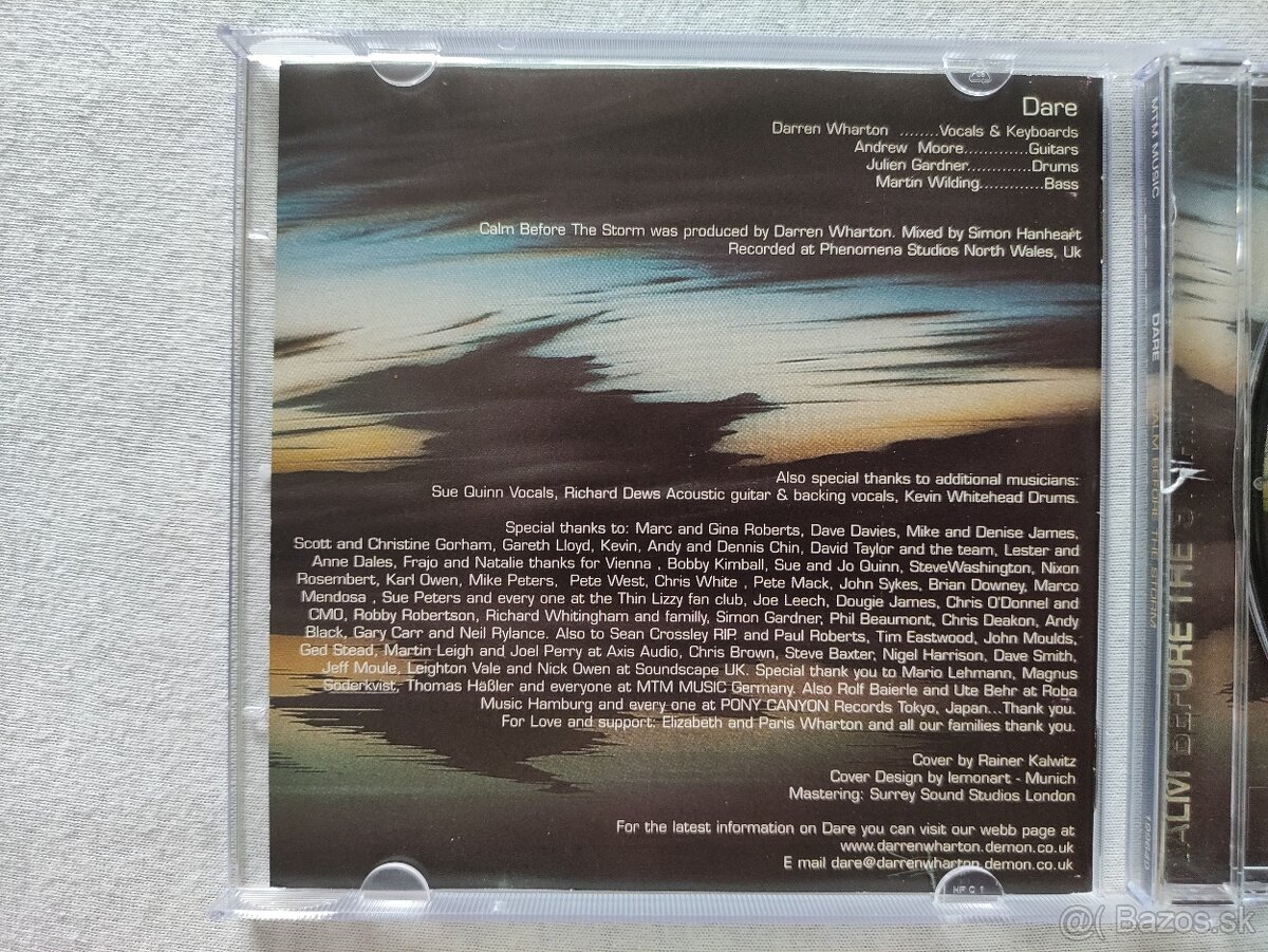 CD - DARE / Calm Before The Storm - 4