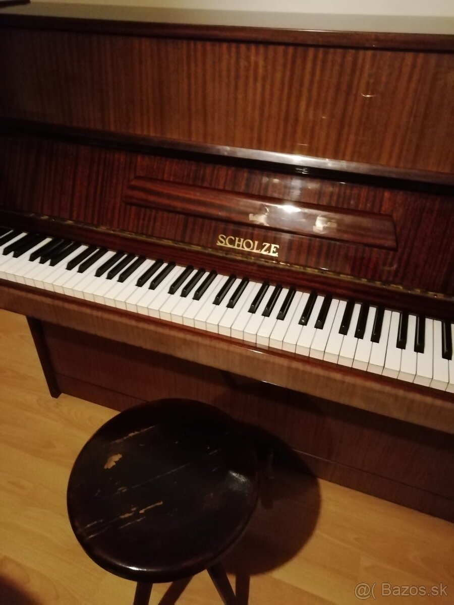 Klavír Scholze + stolička - 4