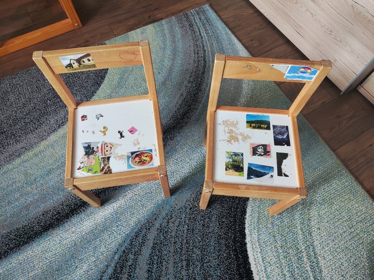 Detský stôl a stoličky IKEA LÄTT - 4