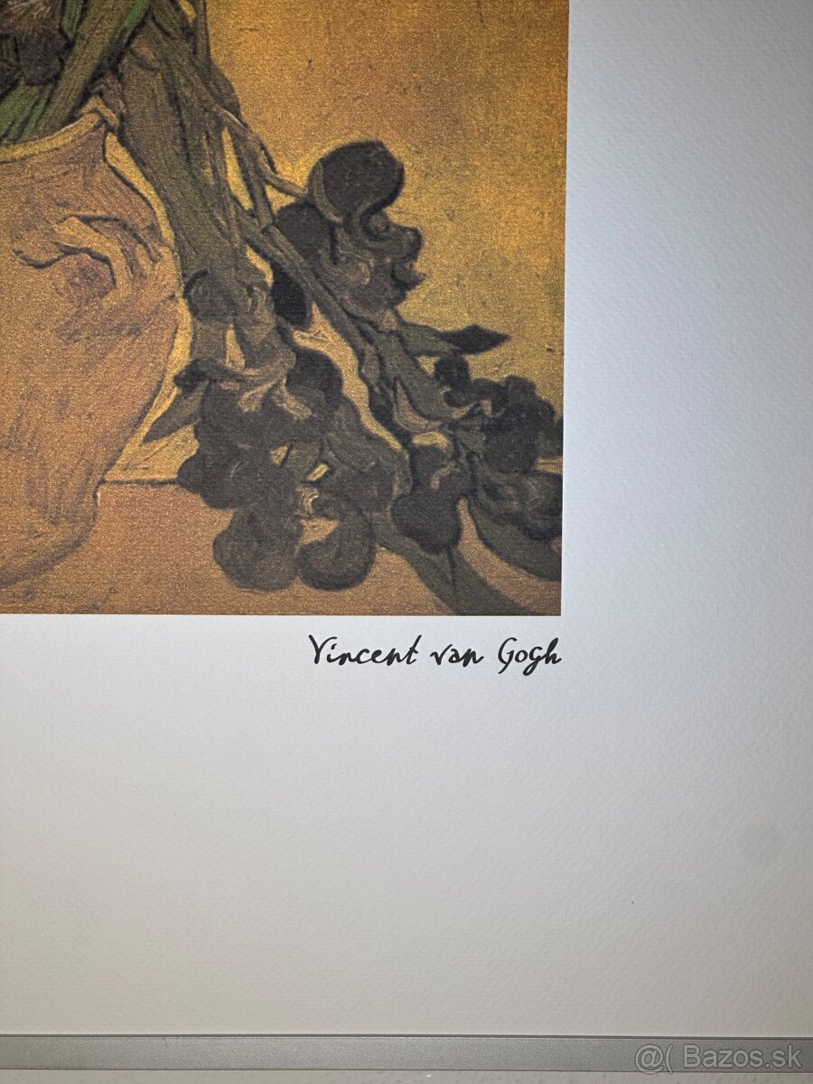 Predám limitovanú litografiu – Vincent van Gogh - Iris - 4