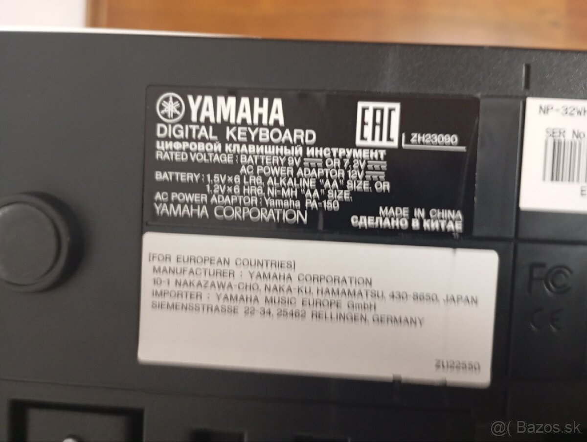 Digitálne piano Yamaha ZH23090 - 4