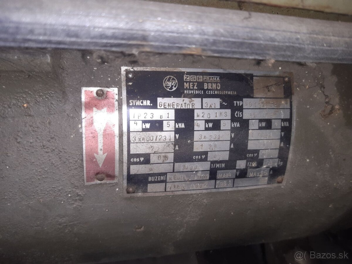 Vojenská elektrocentrála, generátor - 4