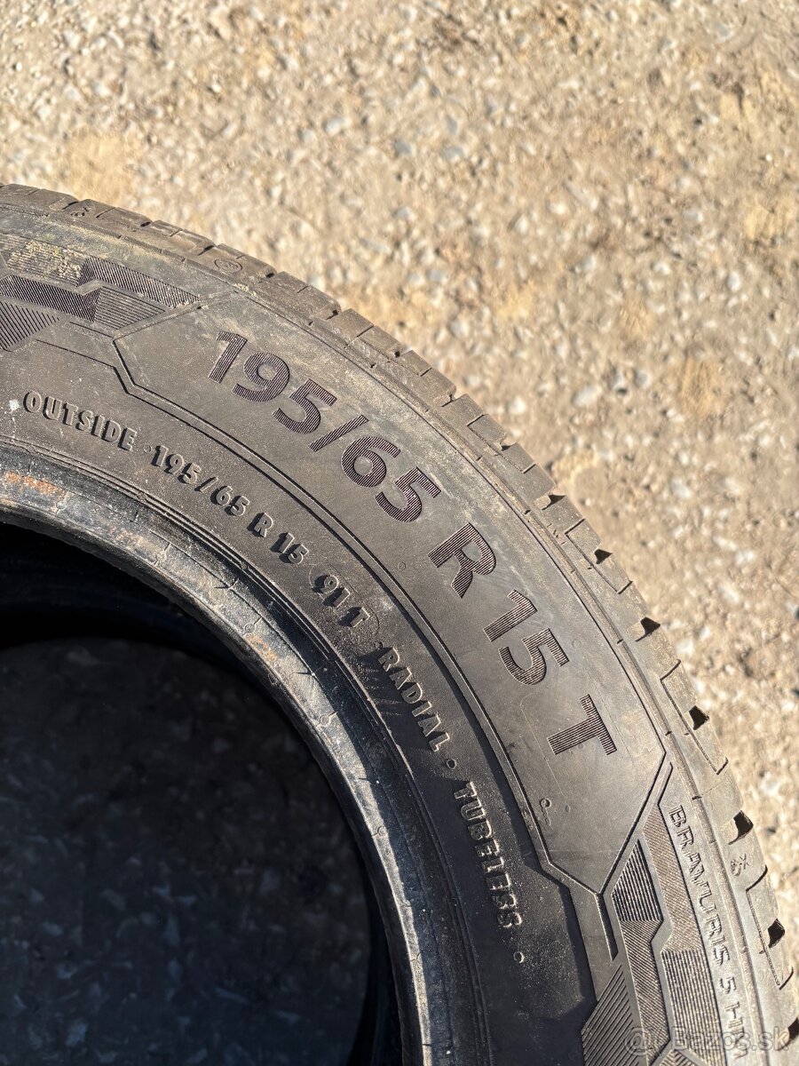 2ks Barum 195/65 R15 letné pneumatiky - 4