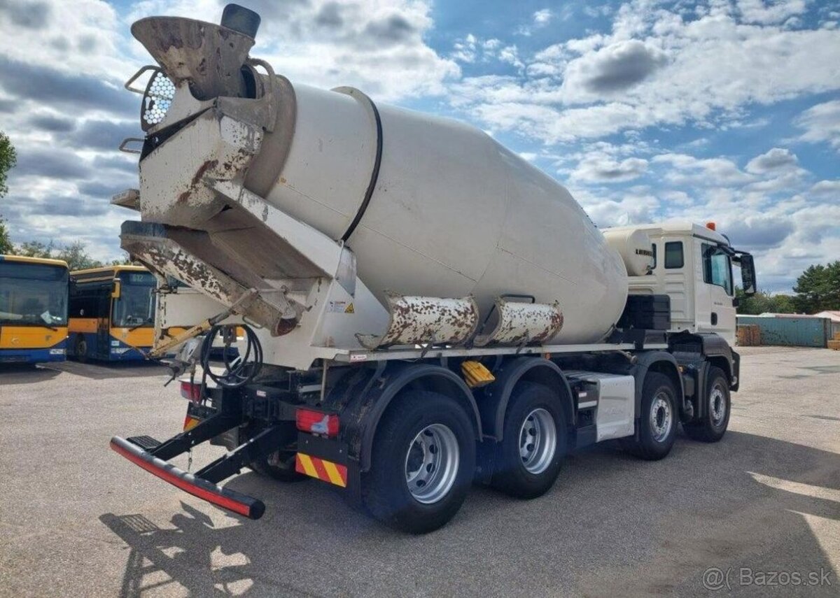 MAN TGS 32.460 BB Liebherr 9m3 8x4 nafta 338 kw - 4