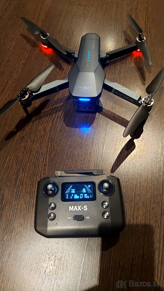Dron KF-101 MAX-S 4K kamera + bateria+vrtule extra - 4