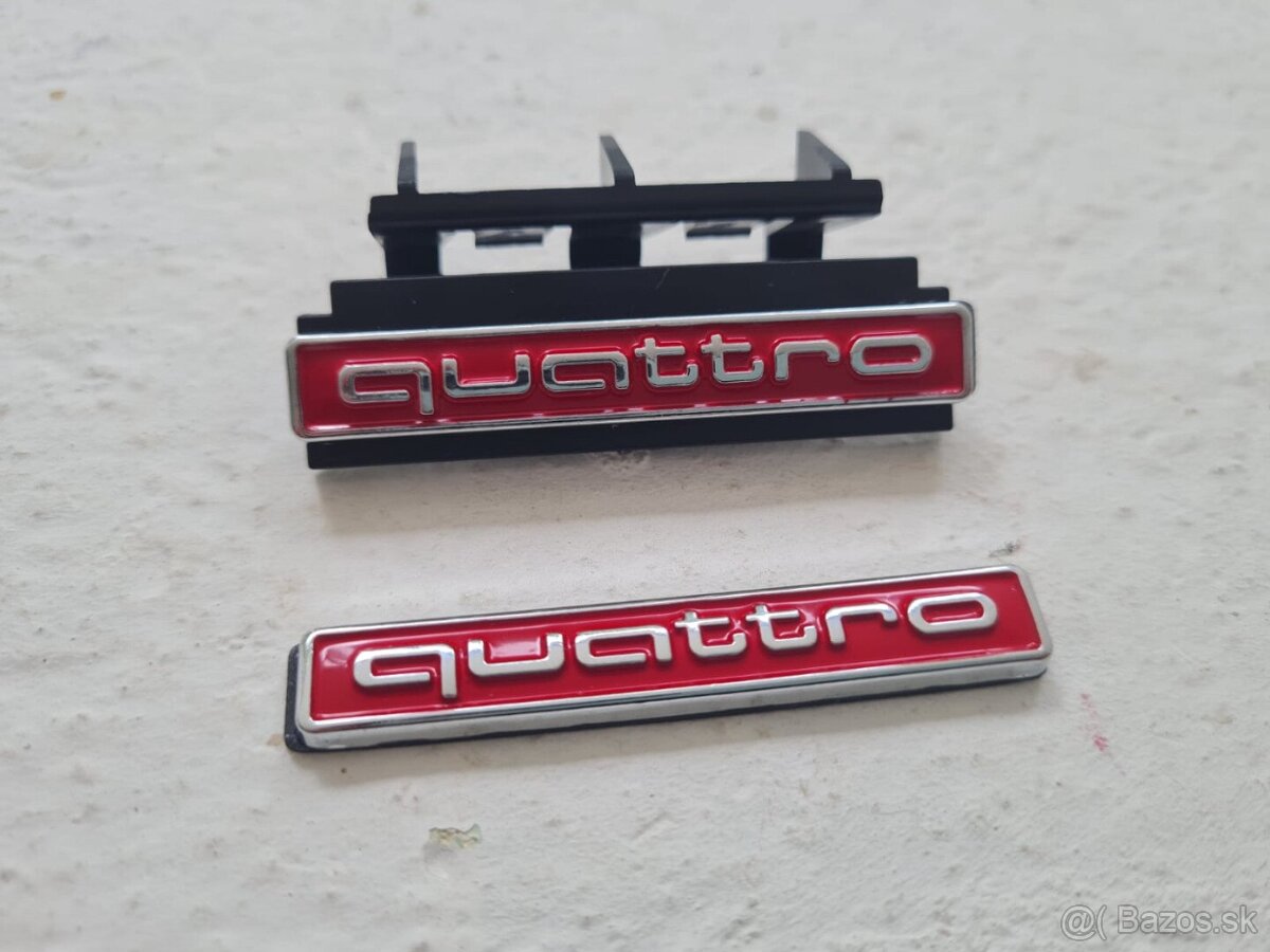 QUATTRO menší nápis do masky v rôznych farbách - 4