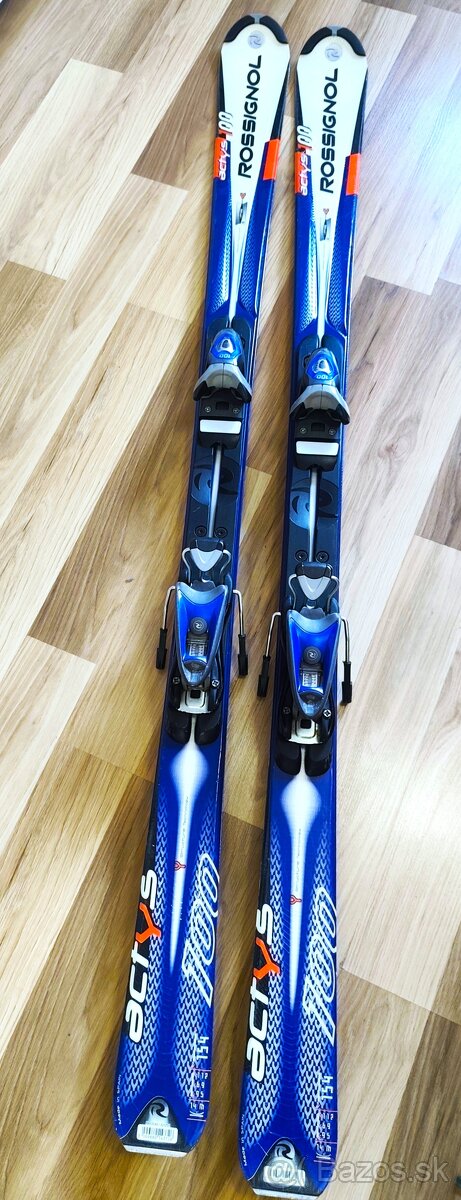 ZNAČKOVÉ KRÁSNE LYŽE ROSSIGNOL 154 cm+s VIAZANIM - 4