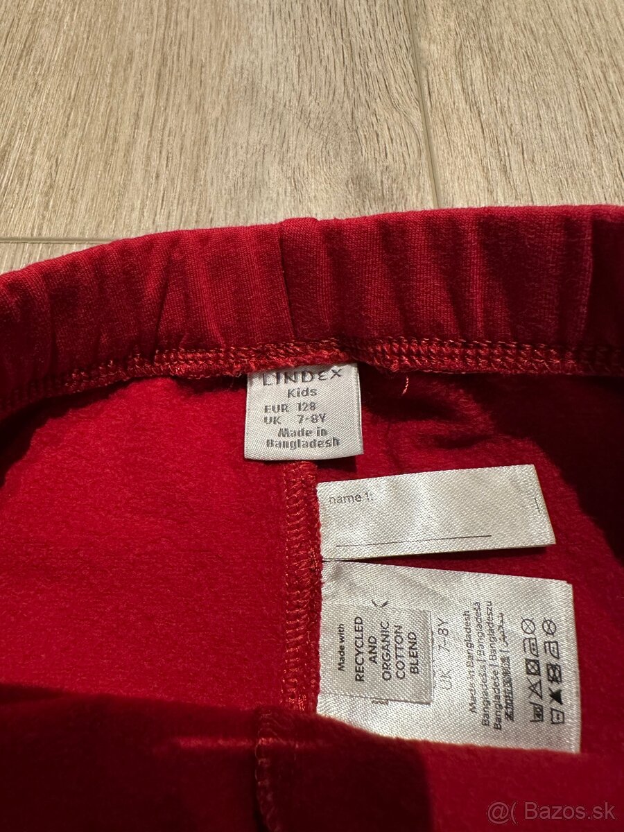 Lindex zateplené legínky sobík 128 - 4