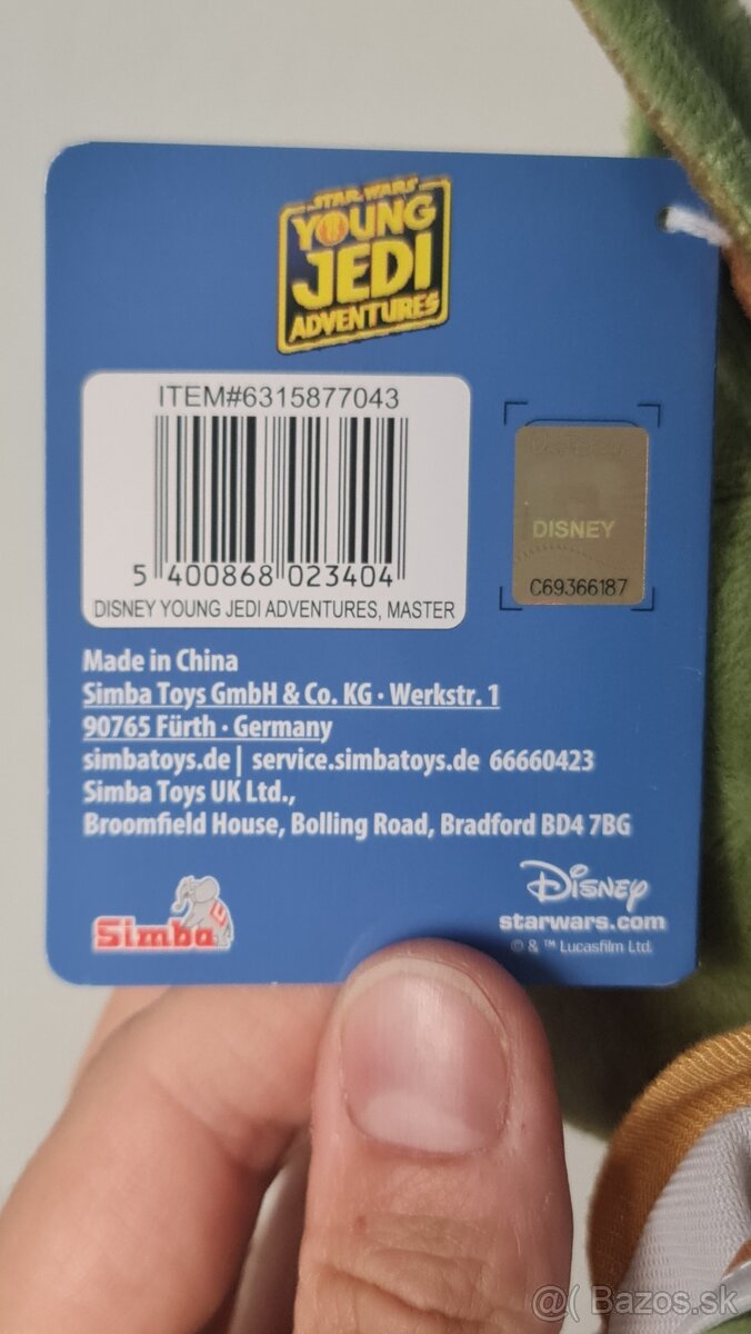 Plyšák Star Wars - Master Yoda 25 cm - 4