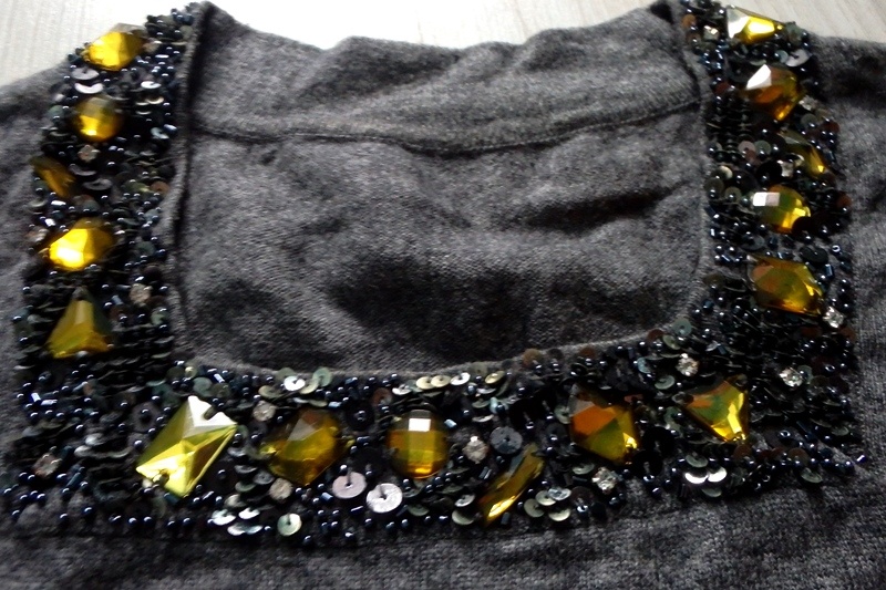 Šedá tunika/svetrík, v. M/L - 4