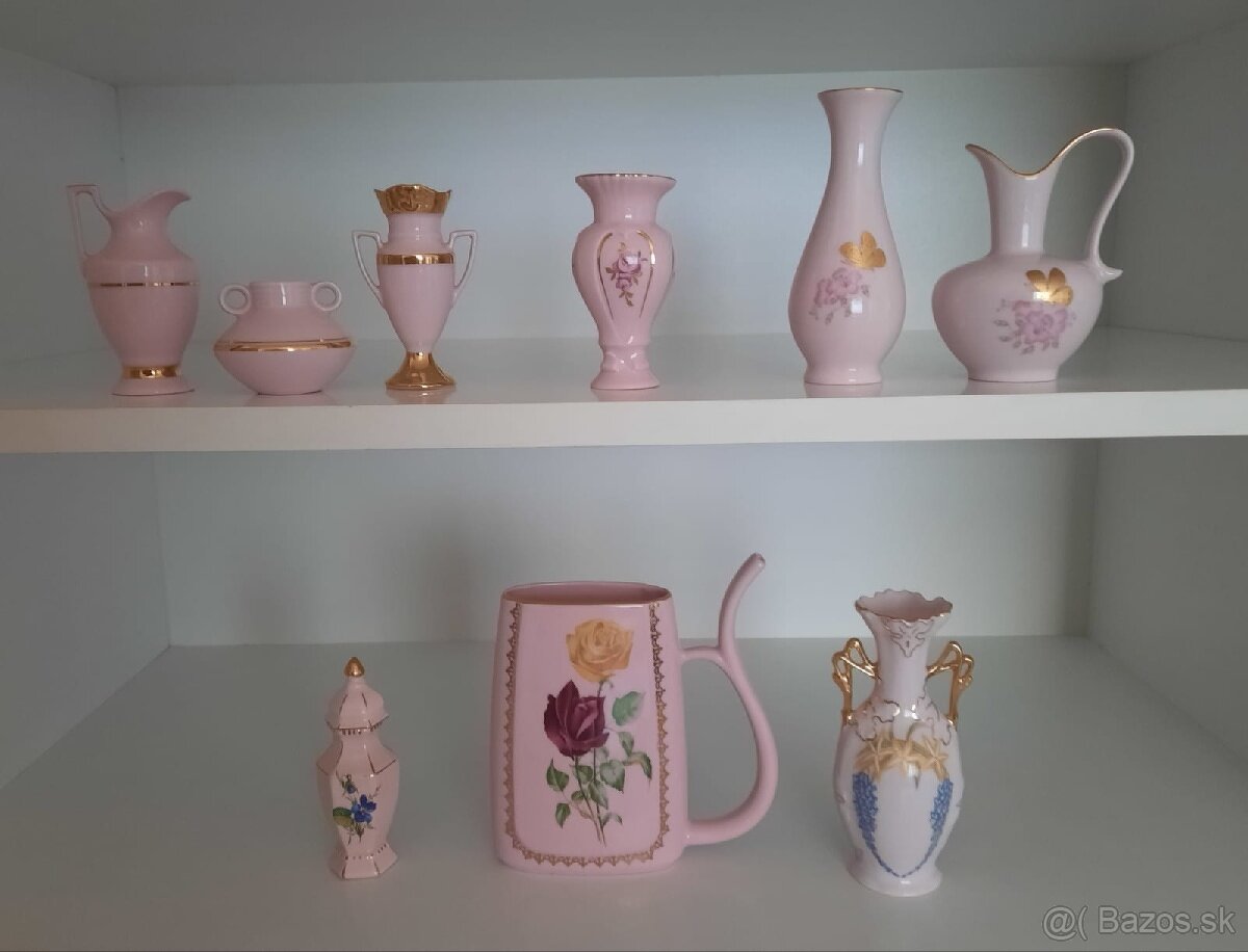 Ružový porcelán -značený - 4