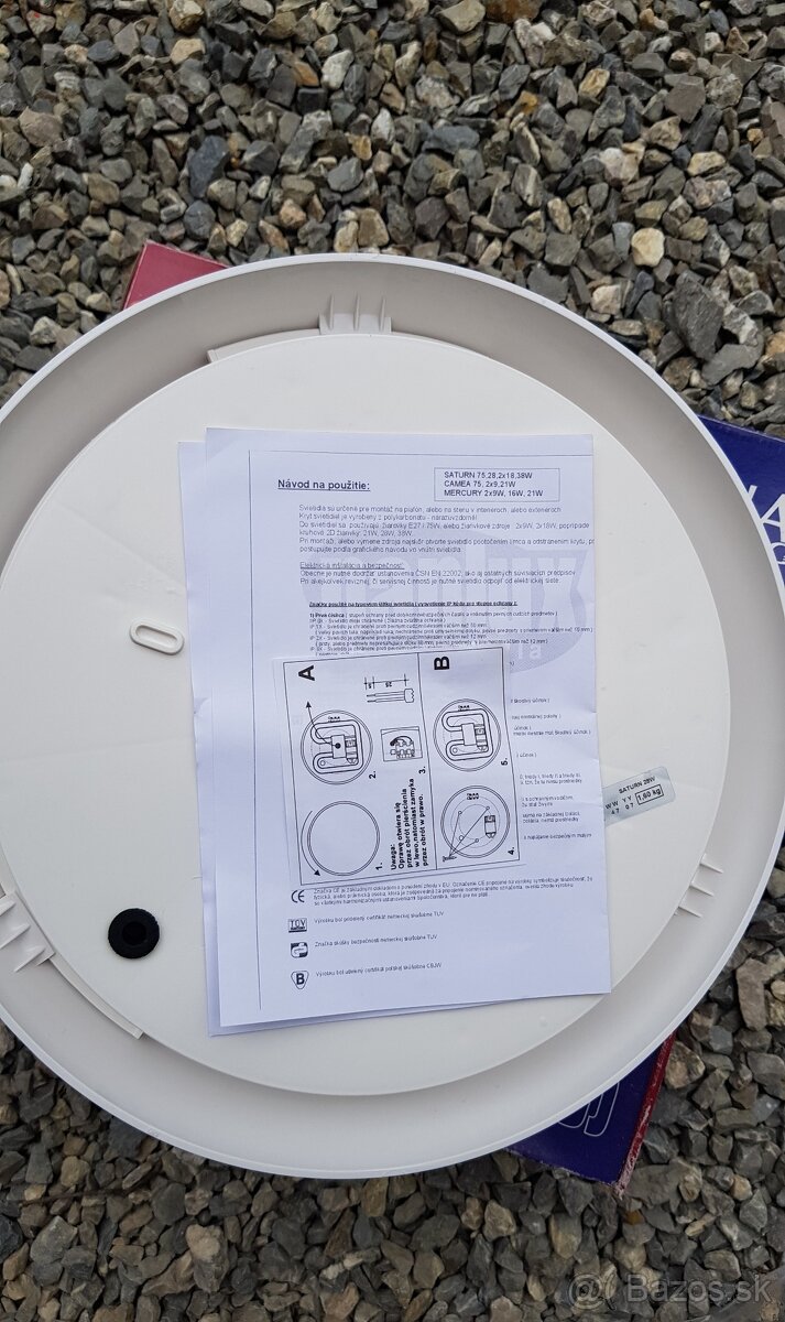 Svetlo stropné biele (IP 54) - 4