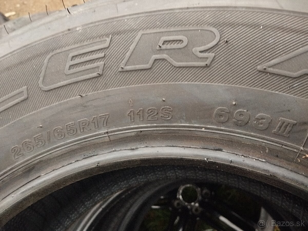 265/65 R17 112S M+S letné pneumatiky Bridgestone Dueller - 4