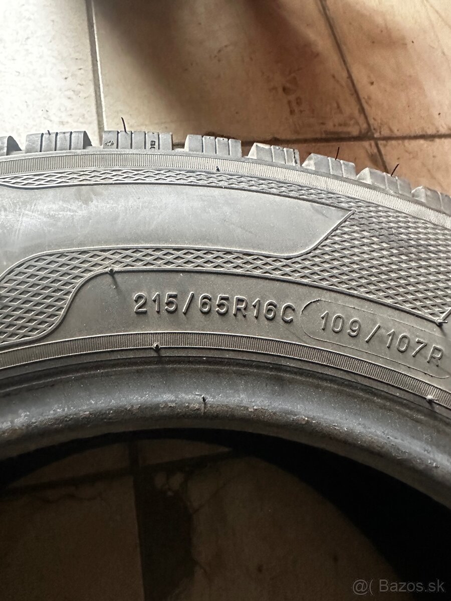 2xZIMNÉ KLEBER TRANSALP 2 215/55 R16C - 4