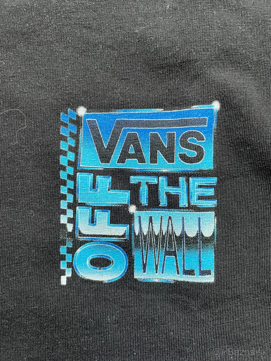 Vans tričko M - čierne - 4
