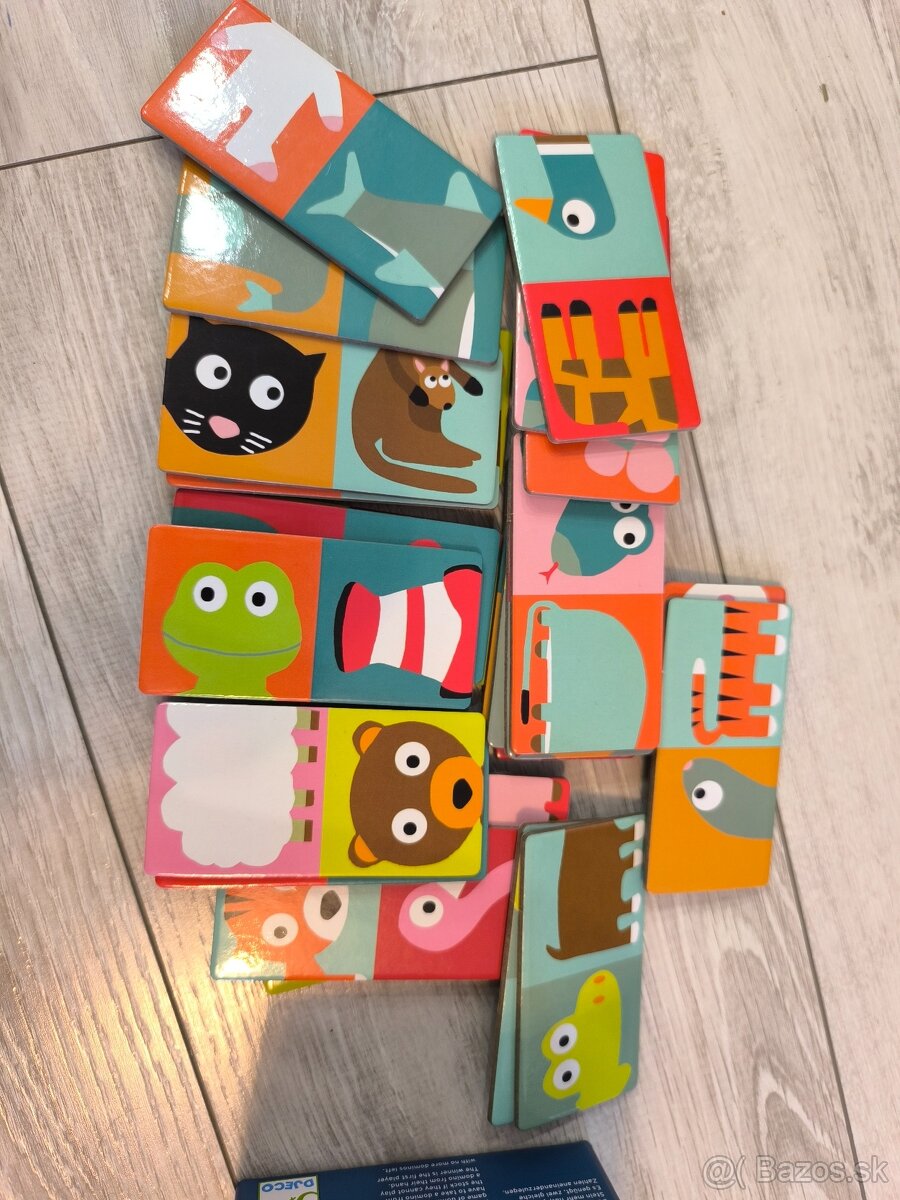 Obojstranné puzzle - domino Djeco - 4