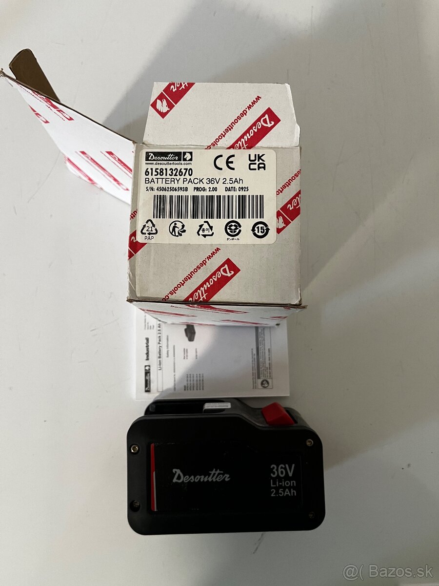 Akumulator / bateria Desoutter - 4