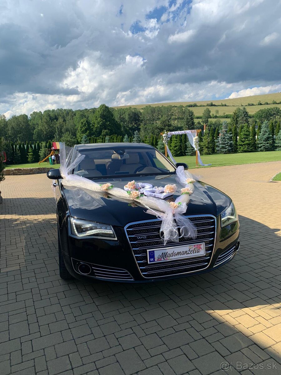 Svadobné auto AUDI A8 LONG 6,3 W12 - 4